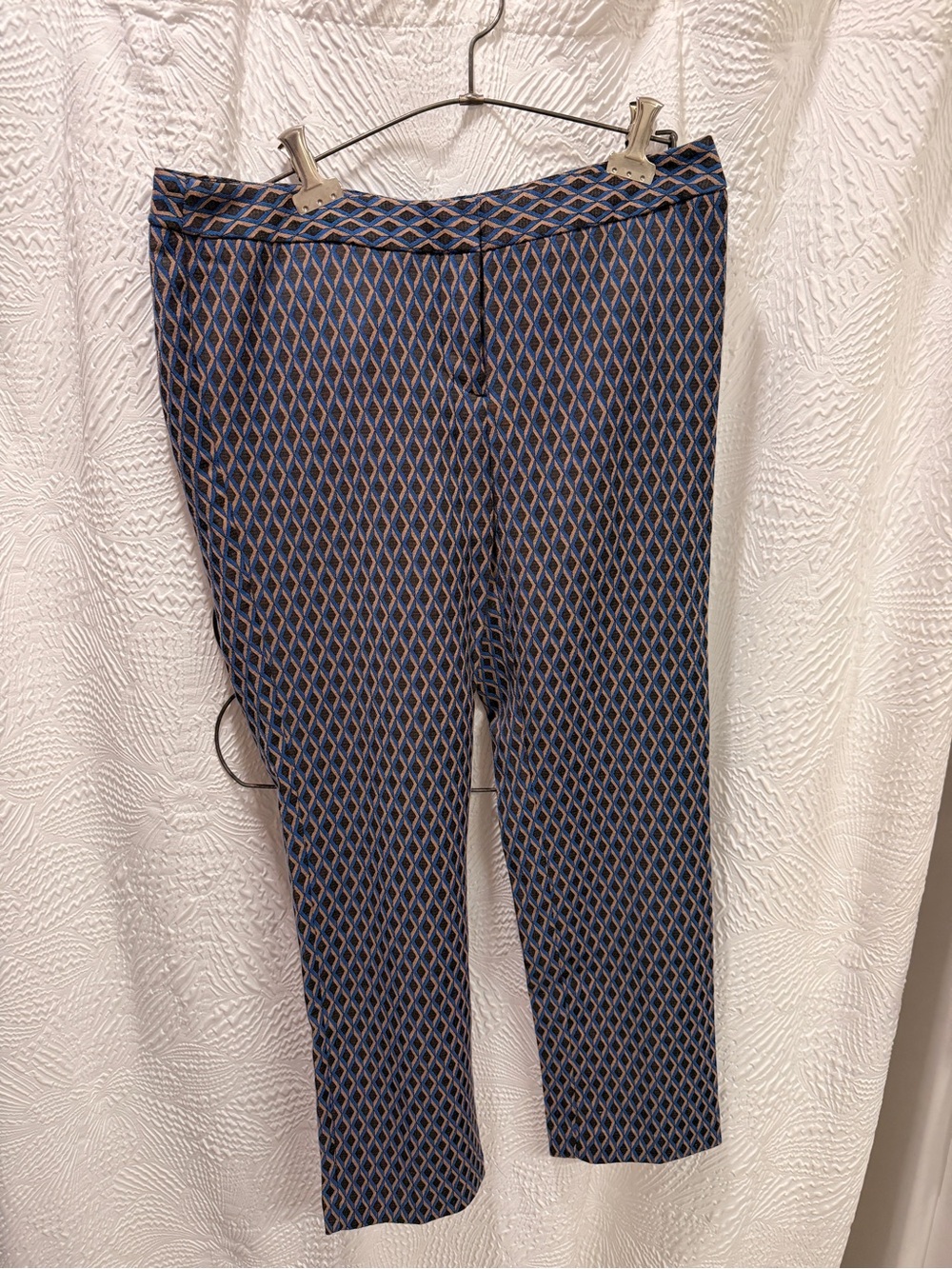 Funky Fresh Worthington Geometric Slim Ankle Pants Size 6